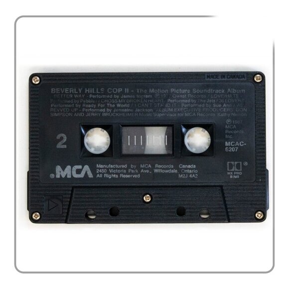 Beverly Hills Cop II-Soundtrack 1987 - Audio Tape Cassette - Picture 2 of 2